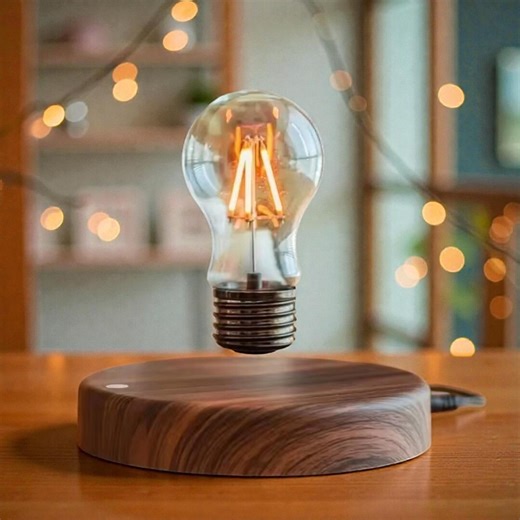 Magnetic Levitation Lamp | Floating LED Bulb Desk Light - Etsy