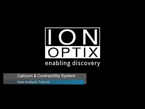 IonOptix Video Tutorials: IonWizard Data Analysis
