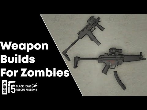 Weapon Builds Guide For Zombies Gamemode (Blackhawk Rescue Mission 5)