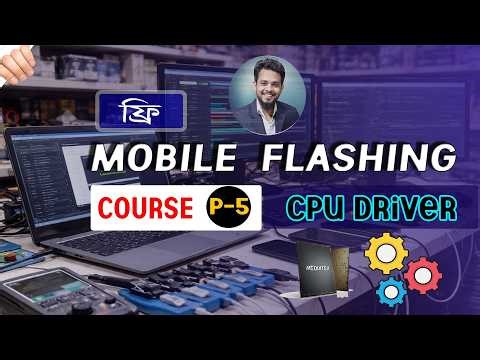 Install CPU Driver MTK SPD QUALCOMM Windows 10 X64 | Full Stack Mobile Flashing Course PART-5