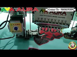 Computer Embroidery machine Beading with Bead Embroidery Device