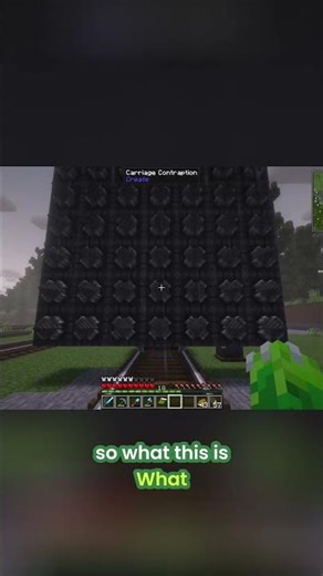 Minecraft Train Yard: New Drill Component & HUGE Chest Tunnel! #shorts