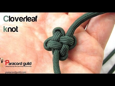 How to tie the cloverleaf knot