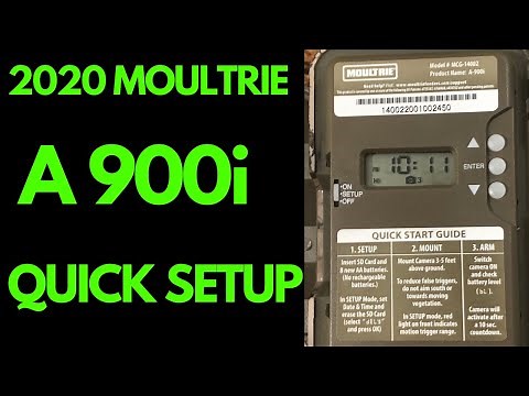 2020 MOULTRIE A 900i BUNDLE QUICK SETUP