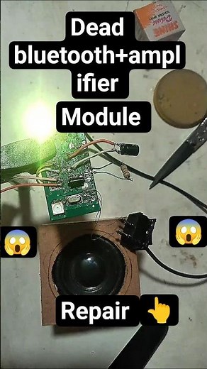 Dead bluetooth+amplifier module repair 👆😱/ #shorts#