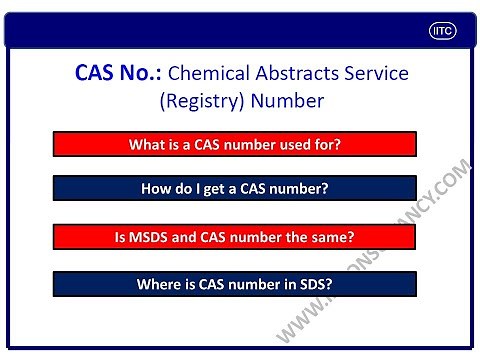CAS Number, what is cas number, What is CAS no, What is a CAS number used for?