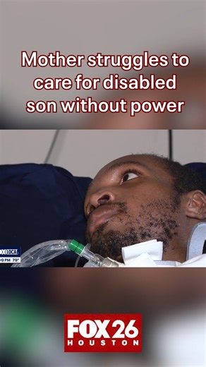 Among the hundreds of thousands without power in Houston are vulnerable residents with critical health needs, including those reliant on electricity to power lifesaving medical devices. https://www.fox26houston.com/news/houston-power-outages-storm-leaves-disabled-son-without-power | FOX 26 Houston