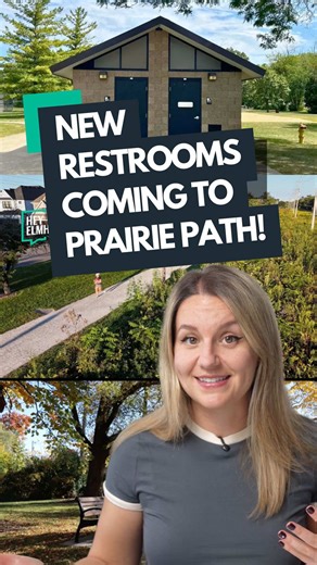Have you ever been out on the Prairie Path and desperately needed a bathroom (I absolutely have 😭)? The Elmhurst Park Board just approved a new heated restroom facility along the Prairie Path at Spring Road! So, no more cutting your walk short! You'll have access to clean, heated restrooms year-round. Construction is expected to begin this summer and wrap up by the end of the year. Finally, a solution to one of the Prairie Path's biggest problems! 👉 Share with all your Prairie Path peeps! #elm