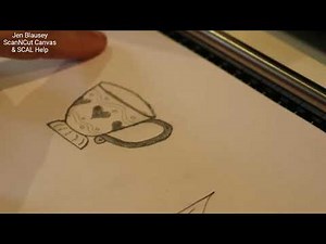 Scan to Cut Data or Acetate to capture INSIDE CUTS hole Brother ScanNCut Jen Blausey