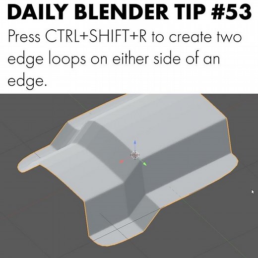 Daily Blender Tip 53 - Offset Edge Slide