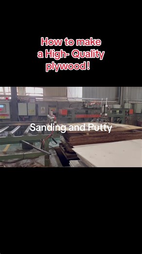 Let's take you through the entire production process of plywood.🌳 Step 4️⃣ Sanding and Putty 👍To make the surface of plywood smoother and flatter, remove surface defects and burrs, improve the appearance of it, and facilitate next processing. 👨 Jasper Lee 📱 Mob/Wechat/Whatsapp: 86 13625391562 📧 E-mail: sales20@camelply.com 🌍 Web: https://www.camelply.com/ #plywood #ConstructionPlywood #MiddleEastTrade #foreigntradeexport #BuildingMaterials #veneers #shuttering #goodthing #factory#plywoodme