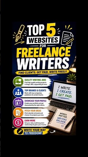 🔥 Top 5 Freelance Writing Websites That Pay Well (2026)