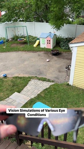 24K views · 704 reactions | Vision Simulation of Various Eye Conditions #vision #simulation #awareness | Blind on the Move | Facebook
