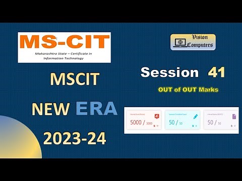 MSCIT era session 41 || IT Awareness 2023-24 Full session || #mscitera #mscit