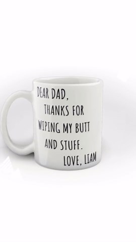 Personalized Funny Dad Mug With Photo, Fathers Day Gag Gift From Kids Wife Daughter Son, Custom Picture Coffee Cup, First Dad Gift Idea - Etsy