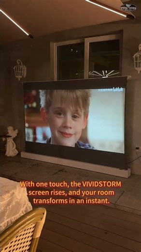 The Ultimate 100" #HomeTheaterSetup: #VIVIDSTORM S ALR Obsidian Long Throw Screen