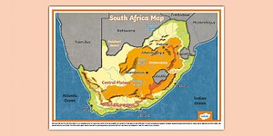 KS2 South Africa Map