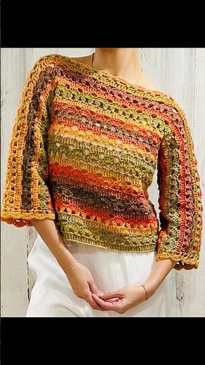 🍁NO SE PUEDEN PERDER EL TUTORIAL DE ESTE HERMOSO SWEATER A CROCHET #crochet #trending #fashion
