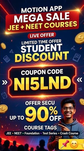 Motion ALL Batches Discount Coupon Code | Motion Discount Coupon Code | Motion Coupon Code