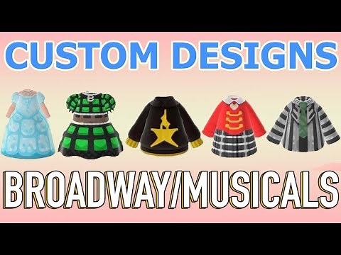 BROADWAY/MUSICALS ANIMAL CROSSING CUSTOM DESIGNS