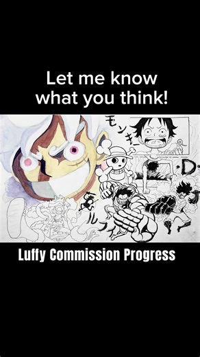 Any one piece fans out there? I’m trying to become a professional mangaka and comic book artist. Join my journey to read my original manga I created in Japan and to follow the creation of my new stories and drawings ✍🏼 #onepiecefanart #paintingprogress #artprocess #animeart #onepiececommunity