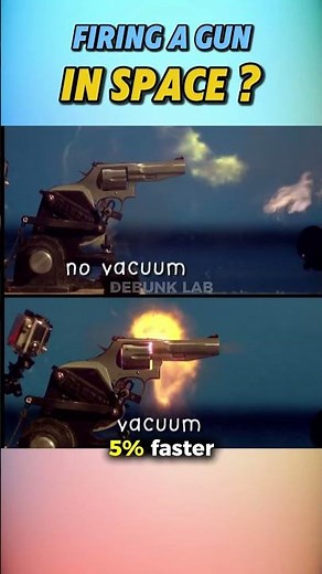 Adam Savage fires a gun in “space” 🌌🔫 #MythBusters
