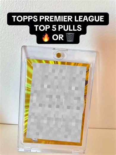 Top 5 Premier League Football Card Pulls Revealed