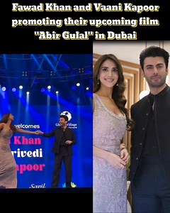 4.3K views · 19 reactions | Fawad Khan and Vaani Kapoor Dazzle Audiences with Impressive Dance Moves at Abir Gulaal Music Launch in Dubai, Their Chemistry Generates Significant Buzz Among Fans. #FawadKhan #VaaniKapoor #AbirGulal Video by ( @sadiqidas ) | To The Point 61 | Facebook
