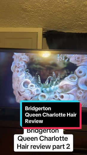 Swans, a carousel, a tapestry. THIS IS ART!!!! Queen Charlotte’s hair is the moment! @Bridgerton @Netflix @Emma Rigby #bridgerton #queencharlotte #netflix #shondarhimes #emmarigby