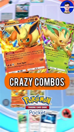 PKMNLens on Instagram: "This FLAREON + LEAFEON deck is so flexible! Use Fire Energy only. Dawn still provides a surprise factor. Some include Sylveon ex for more drawing power! Deck list at the end of the video. #PokemonTCGPocket #pokemontcgp #pokemontcg #eevee #eeveelutions"