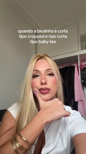 PELO FIM DOS CROPPEDS | baby tee da cc
