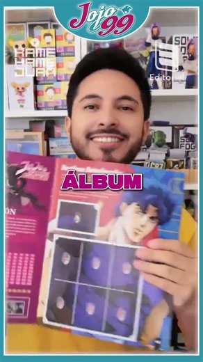 LANÇOU O ALBUM DE FIGURINHA DE JOJO MANOO | Jojo's Bizarre Adventure