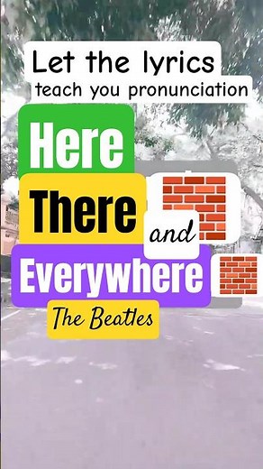 Here, There and Everywhere - Beatles #englishlyrics #englishpronunciation #english #lyrics #jareku