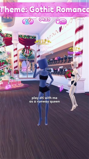 Basic Goth Look for Dress to Impress Challenge