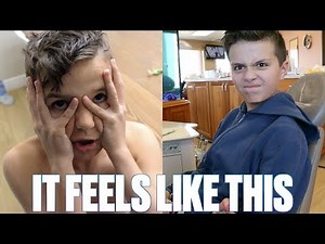 YOUNGER BROTHER PREPARES OLDER BROTHER FOR THE PAIN OF GETTING BRACES FOR THE FIRST TIME