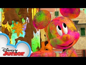Holi, By Golly | Mickey Mouse Mixed-Up Adventures | ‪@disneyjr‬