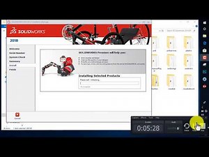 Solid works 2018 setup in 7 minutes