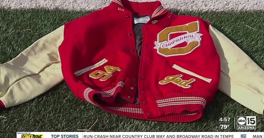 How a long-lost Chaparral High School letterman jacket became a symbol of resilience and family