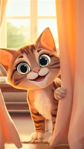 😺Meow Meow Billi | Funny Cat Song | Billi Karti Meow Meow | Learn Animal Sounds | Balgeet | #shorts