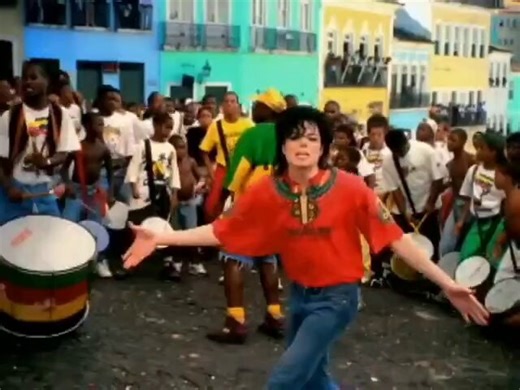 The Brazilian version of "They Don't Care About Us" (directed by Spike Lee in 1996) was recorded in the Santa Marta favela in Rio de Janeiro and in Pelourinho in Salvador. The government of Rio tried to ban the filming for fear that it would show poverty to the world. The favela residents themselves and even the local traffic protected the set and left everything safe. Michael arrived by helicopter, walked down, distributed sweets to children and danced with the Olodum group (200 samba-reggae pe