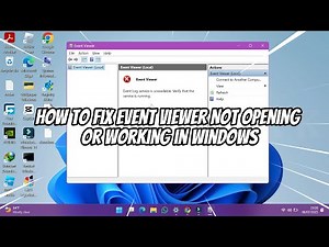 How to Fix Event Viewer Not Opening or Working in Windows