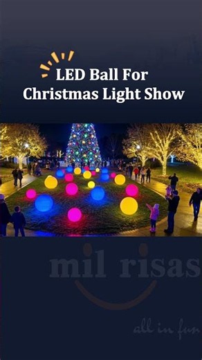 LED Glowing Ball for Christmas Light Show