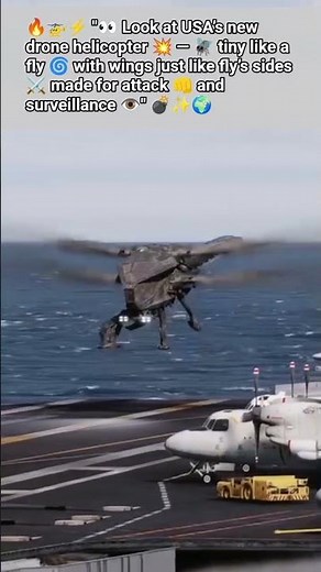 🚁 USA’s new drone — tiny like a fly, built for attack & surveillance. #fighterjets #airforce #viral