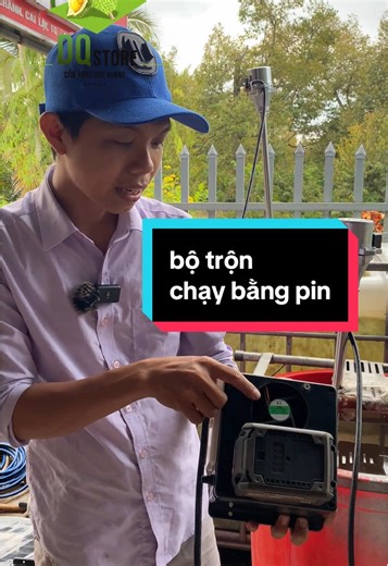 Bộ trộn thuốc chạy bằng pin - Thử nghiệm và đánh giá