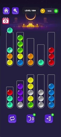 Ball Sort Master Level 1684