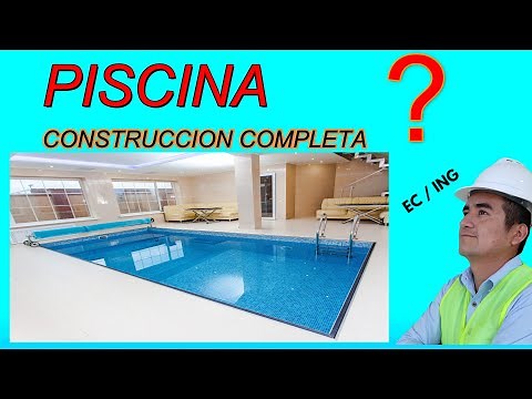 Como construir una piscina alberca procedimiento completo 2023
