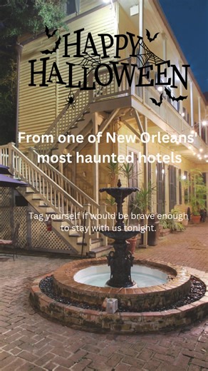 Happy Halloween from the historic Andrew Jackson Hotel. Tag yourself if you would be brave enough to stay with us tonight. | Andrew Jackson Hotel, a French Quarter Inns Hotel