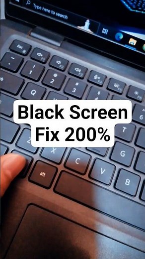 All pc and Laptop black Screen Problem fix #shorts #keyboard #hangproblemsolve