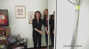 Nia Vardalos & Megyn Price play #CelebNameGame today... That is if Nia let's Megyn out... | Celebrity Name Game