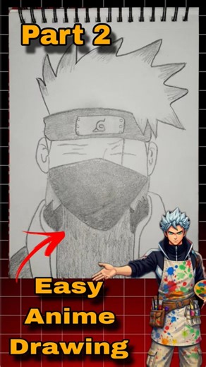 🎨 Perfect Anime Drawing Trick!#animesketch#Howtodrawanime